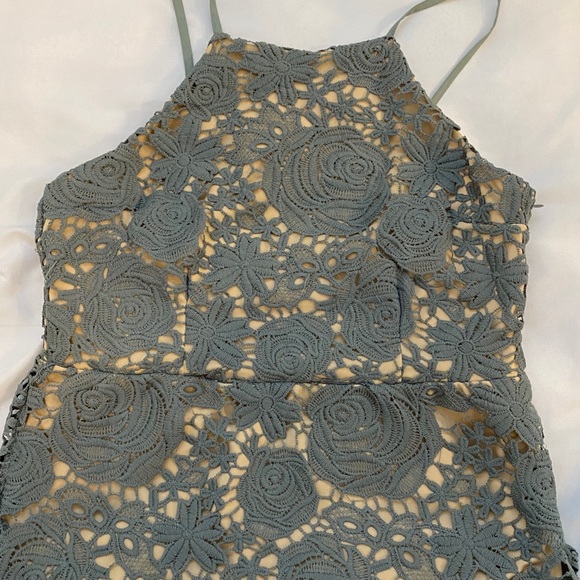 Lace Midi Dress - Picture 1 of 4